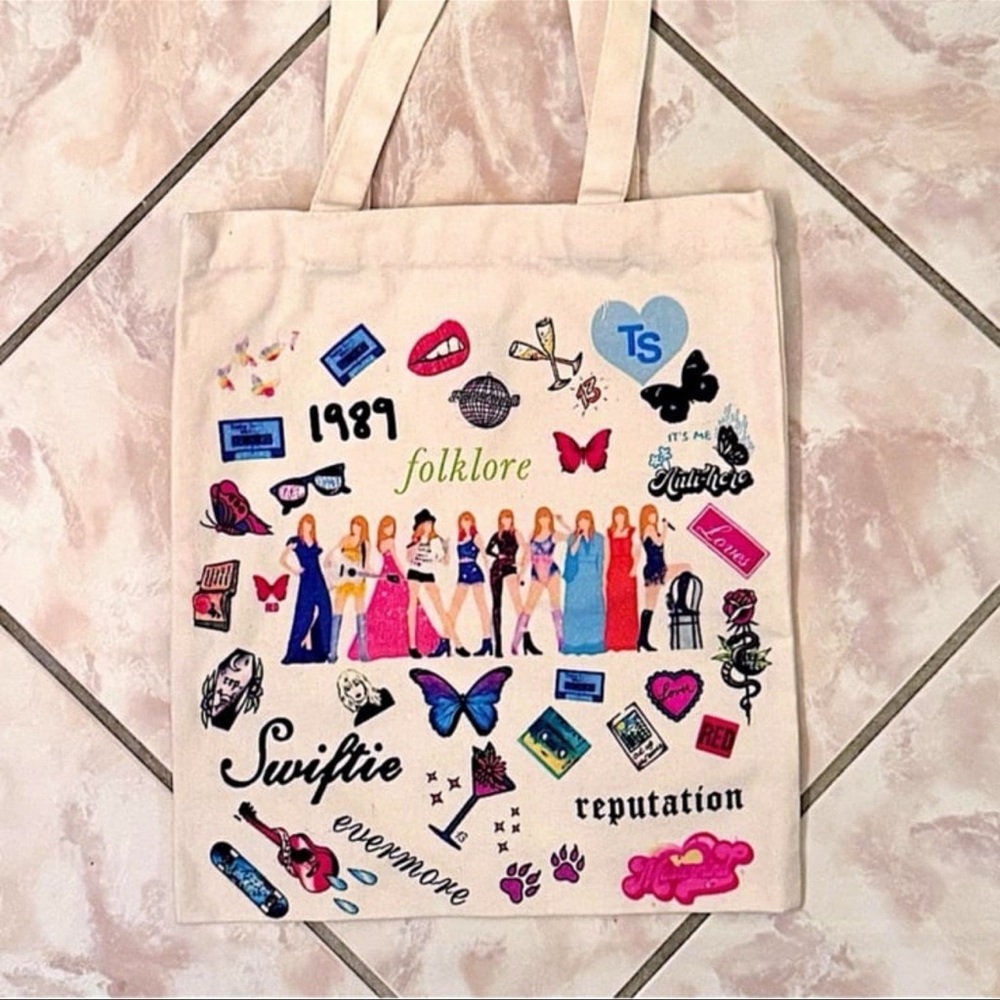 NWT Taylor Swift 12x14”‎ canvas tote (Taylor’s Version)